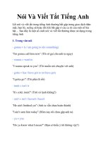 Nói Và Viết Tắt Tiếng Anh potx