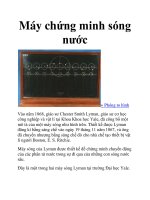 Máy chứng minh sóng nước docx