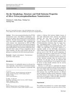 Báo cáo hóa học: 