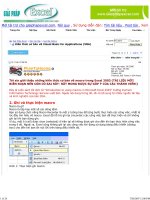 Macro Excel-Phần 1 pdf
