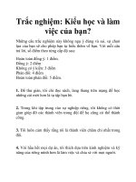 Trắc nghiệm: Kiểu học và làm việc của bạn? pot