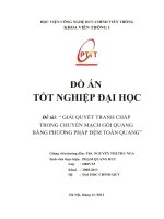 GIẢI QUYẾT TRANH CHẤP TRONG CHUYỂN MẠCH GÓI QUANG BẰNG PHƯƠNG PHÁP ĐỆM TOÀN QUANG