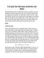 Lời giải cho bài toán neutrino còn thiếu doc