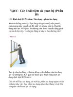 Vật lí - Các khái niệm và quan hệ (Phần 10) pptx
