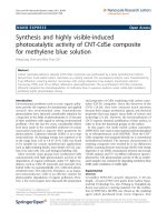 Báo cáo hóa học: 