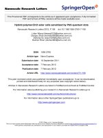 báo cáo hóa học: