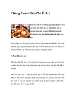 Phòng Tránh Béo Phì Ở Trẻ pptx