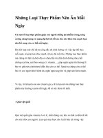 Những Loại Thực Phẩm Nên Ăn Mỗi Ngày pot