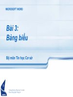 Tin học cơ sở-Chương 2: Bài 3 ppt