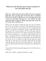 Phân urê, một đột phá quan trọng trong lịch sử sản xuất phân hóa học docx