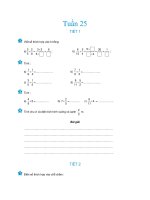 Bai tập toán_Tuần 25 potx
