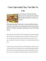 Cơm Cuộn Sushi Chay Vào Mùa Vu Lan pptx