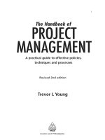 The Handbook of Project Management: A Practical Guide to Effective Policies and Procedures, 2nd Revised Edition_1 doc