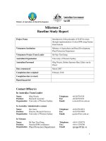 Báo cáo khoa học nông nghiệp 