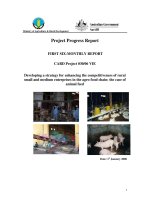 Báo cáo khoa học nông nghiệp 