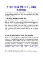 5 tính năng chỉ có ở Google Chrome ppt