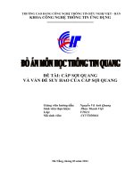 cáp sợi quang và vấn đề suy hao của cáp sợi quang