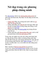 Nét đẹp trong các phương pháp chứng minh doc