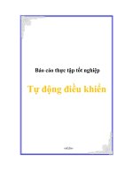 báo cáo tự động điều khiển