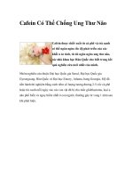 Cafein Có Thể Chống Ung Thư Não pdf