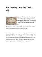 Đậu Phụ Giúp Phòng Ung Thư Dạ Dày doc