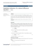 Báo cáo hóa học: 