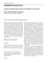 Báo cáo hóa học: 