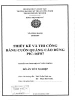 Thiết kế và thi công bảng cuốn quảng cáo dùng PIC 16F87