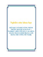 Nghiên cứu khoa học 