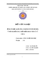 Đánh giá hiệu quả của COMPOST ủ từ xơ dừa và phân bò bổ sung chế phẩm BIOF trên cây cà chua