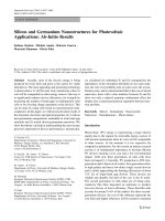 Báo cáo hóa học: 