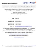 báo cáo hóa học: