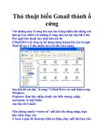 Thủ thuật biến Gmail thành ổ cứng potx