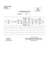 MẪU SỔ NHẬN HỒ SƠ KHAI THUẾ pdf