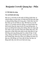 Benjamin Crowell: Quang học - Phần 3 docx