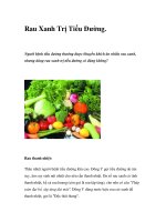 Rau Xanh Trị Tiểu Đường pot