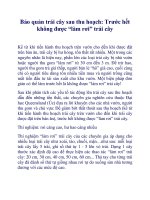 Bảo quản trái cây sau thu hoạch: Trước hết không được “làm rơi” trái cây docx