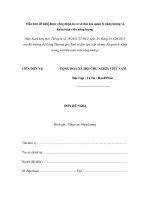 Mẫu đơn đề nghị được công nhận là cơ sở đào tạo quản lý năng lượng và kiểm toán viên năng lượng docx