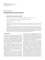 Hindawi Publishing Corporation EURASIP Journal on Advances in Signal Processing Volume 2011, Article ppt