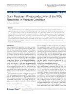 Báo cáo hóa học: 