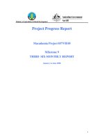 Project Progress Report: 