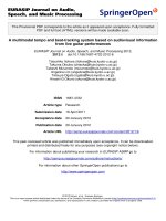 báo cáo hóa học: