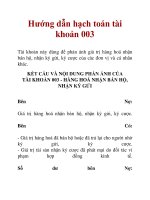 Hướng dẫn hạch toán tài khoản 003 pdf