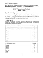 Báo cáo khoa học nông nghiệp 