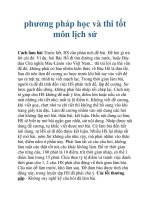 phương pháp học và thi tốt môn lịch sử pptx