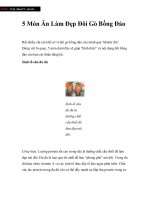5 Món Ăn Làm Đẹp Đôi Gò Bồng Đảo ppt