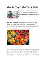 Màu Sắc Thực Phẩm Và Sức Khỏe pot