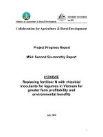 Báo cáo khoa học nông nghiệp 