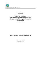 Dự án nông nghiệp 