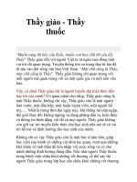 Thầy giáo - Thầy thuốc pot